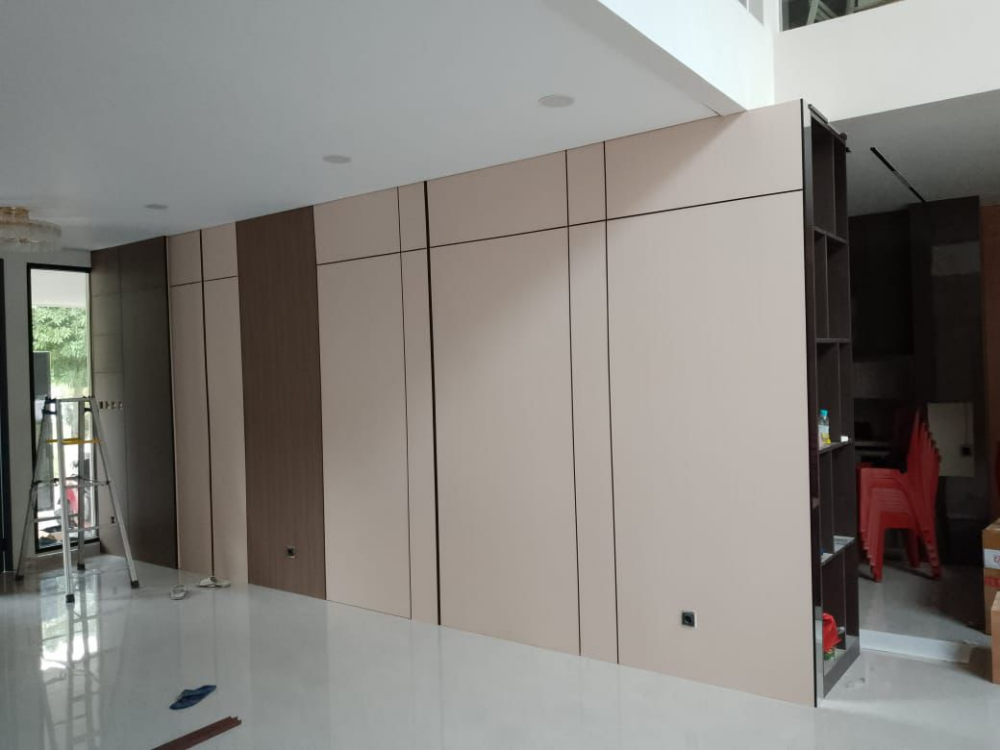 Hasil Pemasangan Wall Cladding